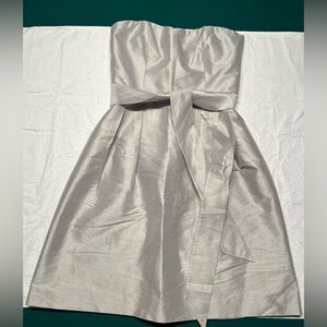 Cute Strapless Gray Dress!